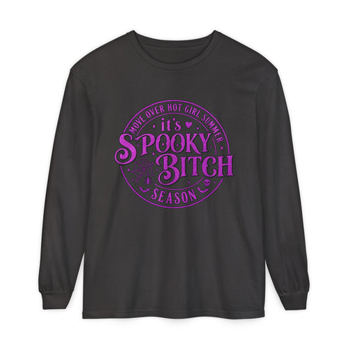Unisex Garment-dyed Long Sleeve T-Shirt